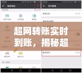 超网转账实时到账，揭秘超网转账速度与安全性