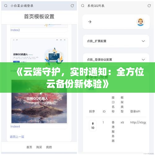 《云端守护，实时通知：全方位云备份新体验》