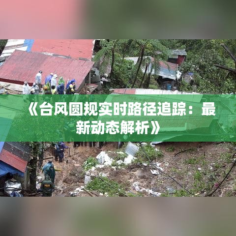 《台风圆规实时路径追踪：最新动态解析》