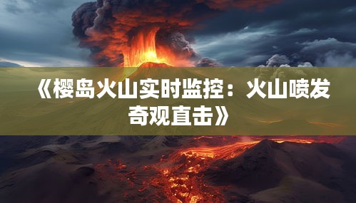 《樱岛火山实时监控：火山喷发奇观直击》