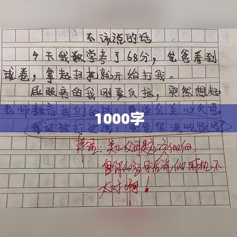 1000字