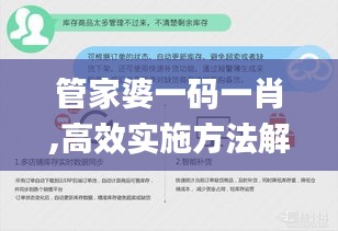 管家婆一码一肖,高效实施方法解析_VIP5.134