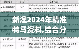 新澳2024年精准特马资料,综合分析解释定义_进阶款10.891