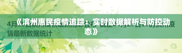 《滨州惠民疫情追踪：实时数据解析与防控动态》