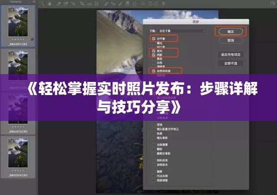 《轻松掌握实时照片发布：步骤详解与技巧分享》