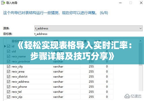 《轻松实现表格导入实时汇率：步骤详解及技巧分享》