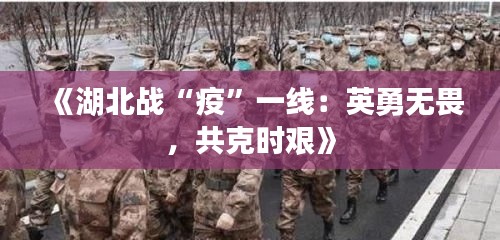 《湖北战“疫”一线：英勇无畏，共克时艰》