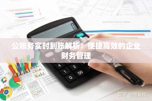 公账务实时到账解析：便捷高效的企业财务管理