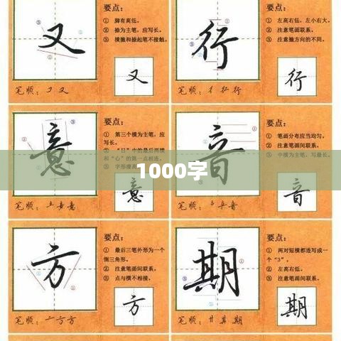 1000字