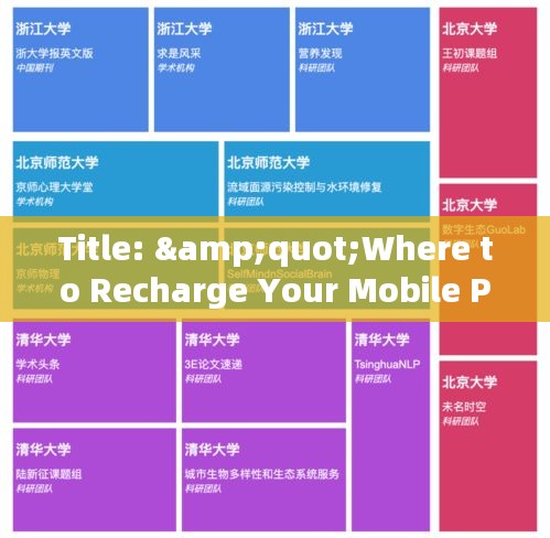 Title: &quot;Where to Recharge Your Mobile Phone Bill in Real Time: A Comprehensive Guide&quot;