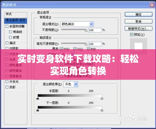 实时变身软件下载攻略：轻松实现角色转换