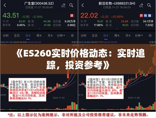 《ES260实时价格动态：实时追踪，投资参考》