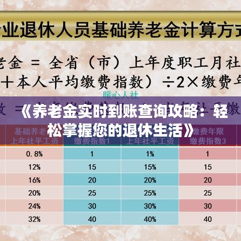 《养老金实时到账查询攻略：轻松掌握您的退休生活》