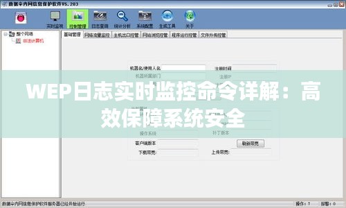 WEP日志实时监控命令详解：高效保障系统安全