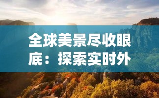 全球美景尽收眼底：探索实时外国风景网站