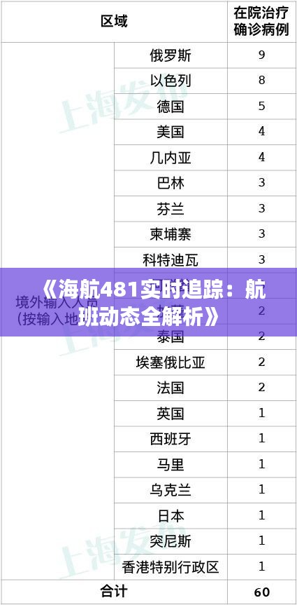 《海航481实时追踪：航班动态全解析》