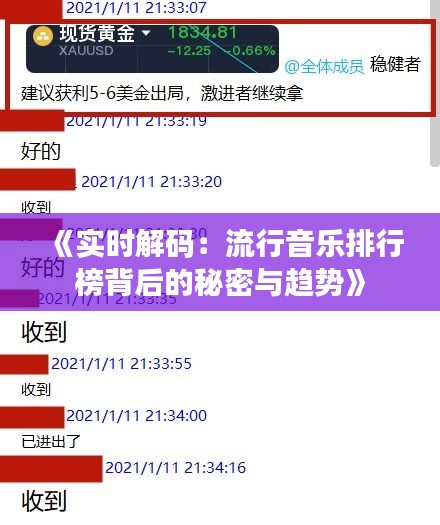 《实时解码：流行音乐排行榜背后的秘密与趋势》