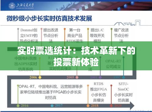 实时票选统计：技术革新下的投票新体验