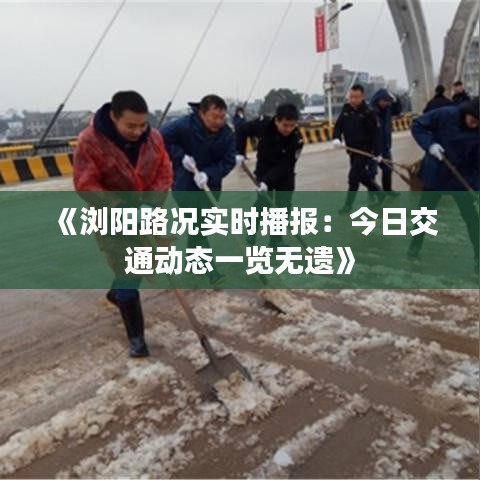 《浏阳路况实时播报：今日交通动态一览无遗》