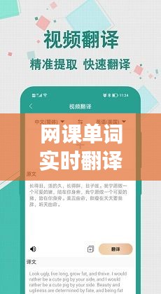 网课单词实时翻译：便捷学习新伙伴