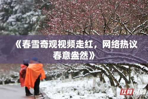 《春雪奇观视频走红，网络热议春意盎然》