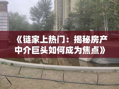 《链家上热门：揭秘房产中介巨头如何成为焦点》