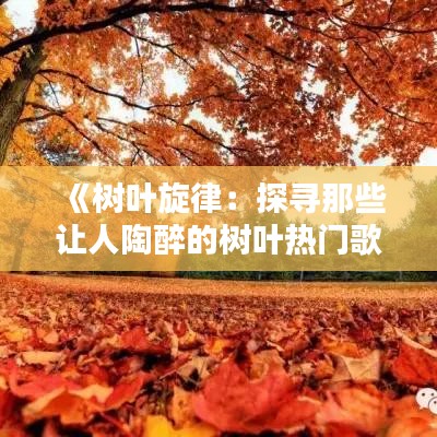 《树叶旋律：探寻那些让人陶醉的树叶热门歌曲》