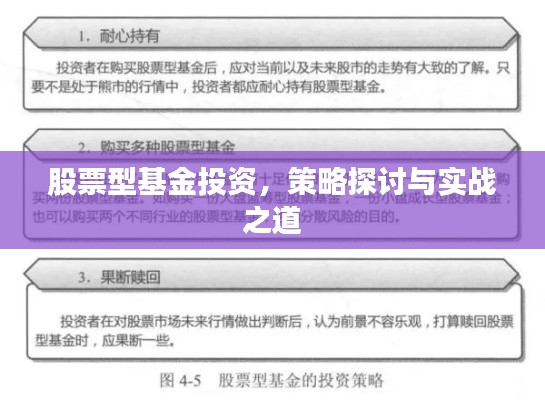 股票型基金投资，策略探讨与实战之道