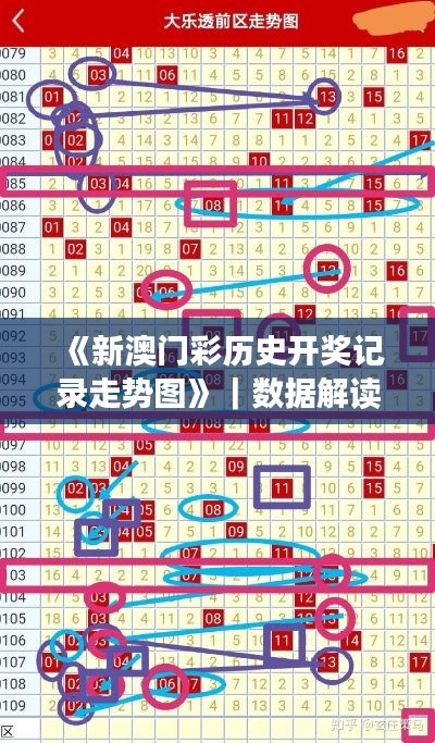 《新澳门彩历史开奖记录走势图》｜数据解读说明