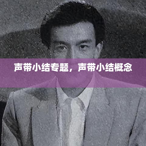 声带小结专题，声带小结概念 