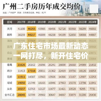 广东住宅市场最新动态一网打尽，新开住宅价格行情解读