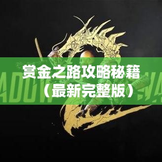 赏金之路攻略秘籍（最新完整版）