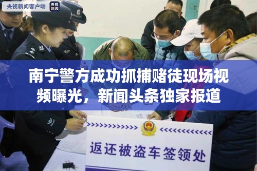 南宁警方成功抓捕赌徒现场视频曝光，新闻头条独家报道